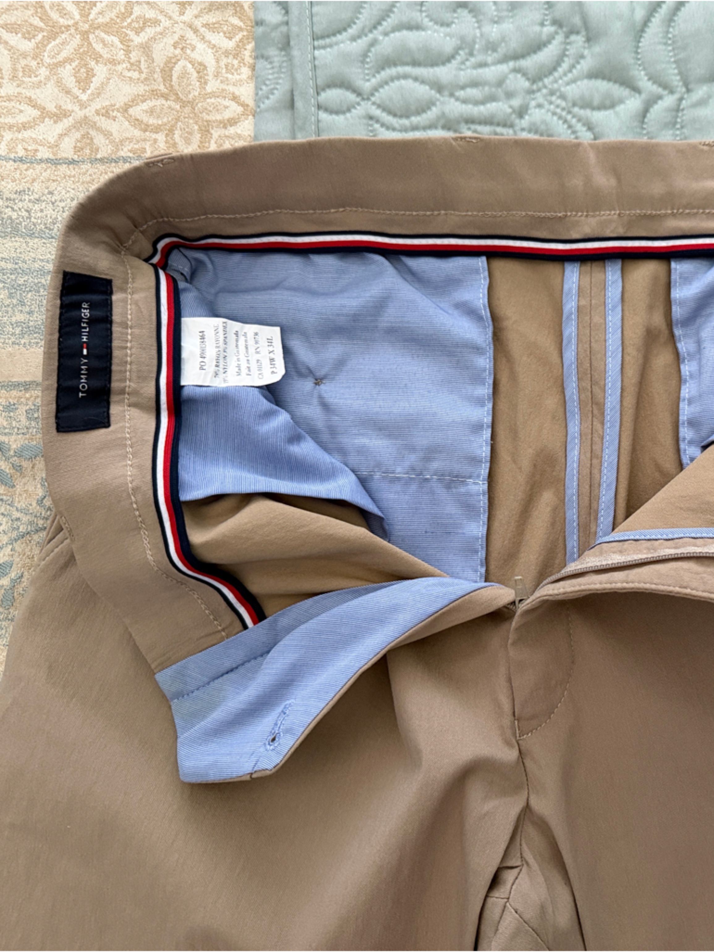 Tommy Hilfiger Men’s Khaki Chino Pants